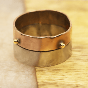Copper & Nikel Wedding Band