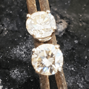 0.50 ct Moissanite Stud Earrings