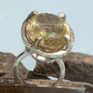 Lemon Quartz Ring