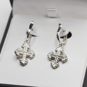 Silver Hoops earring fro the Dar Academia Collection