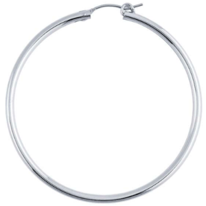 Large Silver hoops