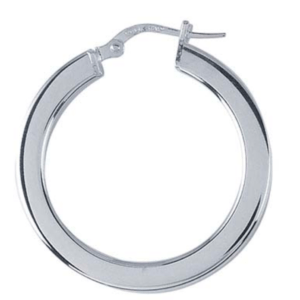 Silver Hoops